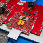 Marvell Development Board COLORZ III Tabletop Setup Angle No Heatsink Side