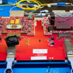 Marvell Development Board COLORZ III Tabletop Setup Electrical Side View