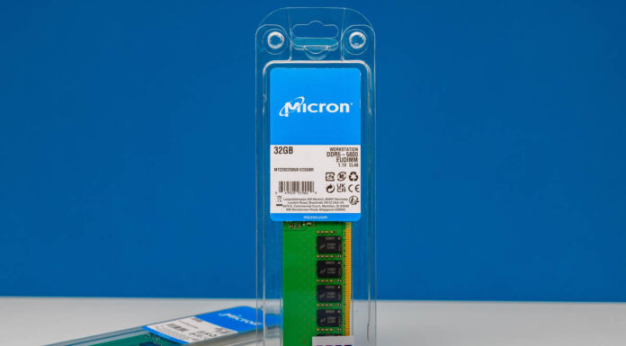 Micron DDR5-5600 ECC UDIMM Kit Quick Look Micron 32GB DDR5 5600 EUDIMM 1