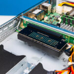 Sabrent M.2 NVMe SSD To PCIe Gen5 X16 AIC In Supermicro 1U Riser