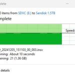 Samsung Evo Select 1TB MicroSDXC Card To Drive Copy
