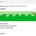 Samsung Evo Select 1TB MicroSDXC Drive To Card Copy