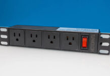 Tupavco 4 Outlet 10in Rack Power Strip Mini Review Tupavco 4 Outlet 10 In Rack PDU Angle