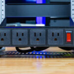 Tupavco 4 Outlet 10 In Rack PDU Installed 2