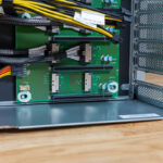 ASRock Rack 4U8G TURIN2 Rear PCIe Area Without Airflow Guides Bottom