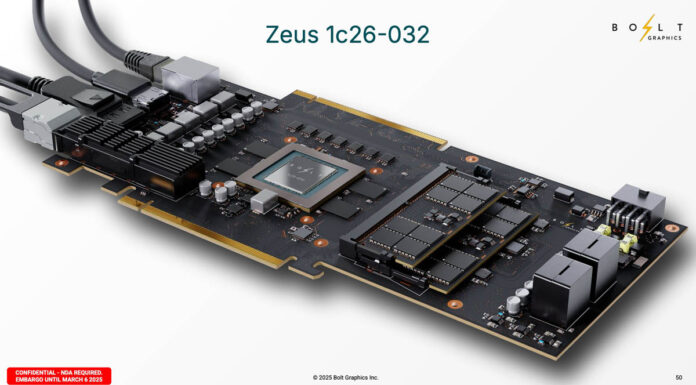 Bolt Graphics Zeus The New GPU Architecture with up to 2.25TB of Memory and 800GbE Bolt Zeus Announcement 1c26 032 Bottom Edge
