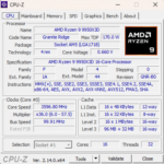 Ryzen 9 9950X3D CPU Z