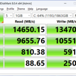 Samsung 9100 PRO 2TB CrystalDiskMark 1GB