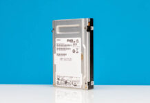 Kioxia CD8P-R 30.72TB PCIe Gen5 NVMe SSD Review Kioxia CD8P R Front Label Angle 1