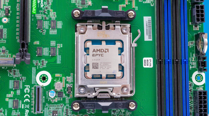 ASRock Rack EPYC4000D4U AMD EPYC 4005 Motherboard Review AMD EPYC 4565P in ASRock Rack EPYC4000D4U