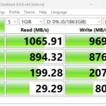 CrystalDiskMark Crucial X9 Pro 1GiB