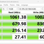 CrystalDiskMark Samsung T7 1GiB
