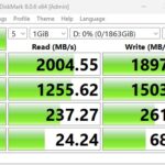 CrystalDiskMark Samsung T9 1GiB
