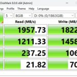 CrystalDiskMark Samsung T9 8GiB
