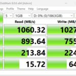 CrystalDiskMark Sandisk Extreme 1GiB