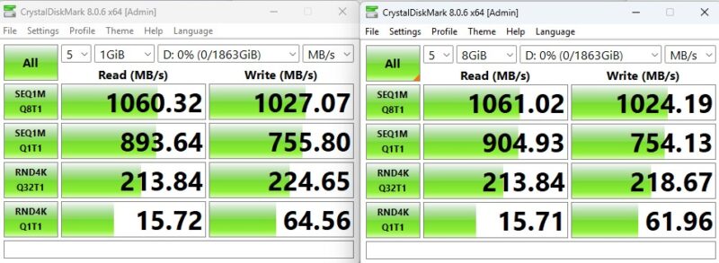 CrystalDiskMark Sandisk Extreme