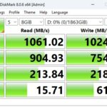 CrystalDiskMark Sandisk Extreme 8GiB