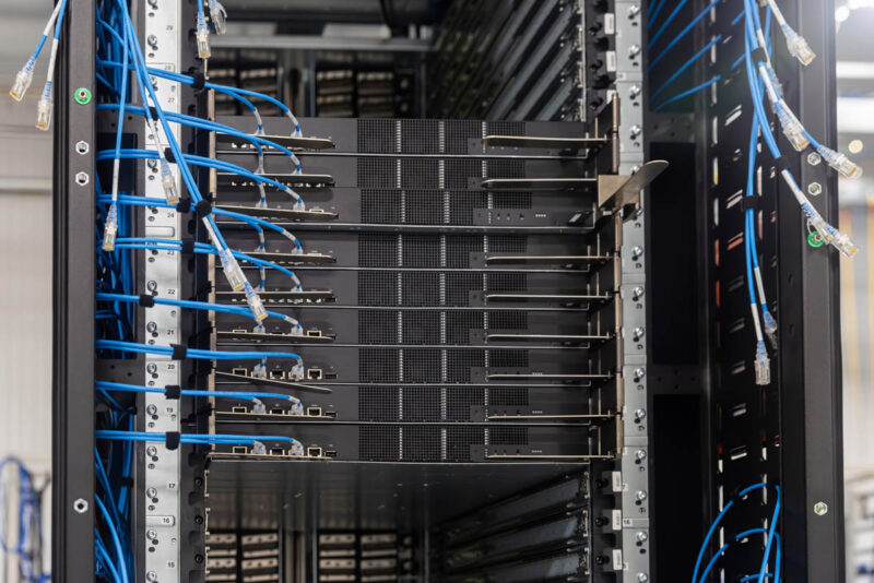 Dell AI Factory Franklin IR7000 NVLink Switch Trays Installed