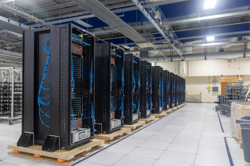 Dell AI Factory Franklin Row Of Racks Starting Assembly