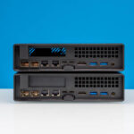 Minisforum MS A2 And MS 01 Rear