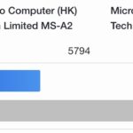 Minisforum MS-A2 to MS-A1 Geekbench 6 GPU