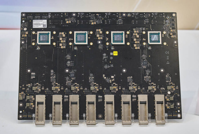 NVIDIA MGX PCIe Switch Board With ConnectX 8 Bottom 2