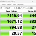 Solidigm D5 P5336 122.88TB CrystalDiskMark 1GB
