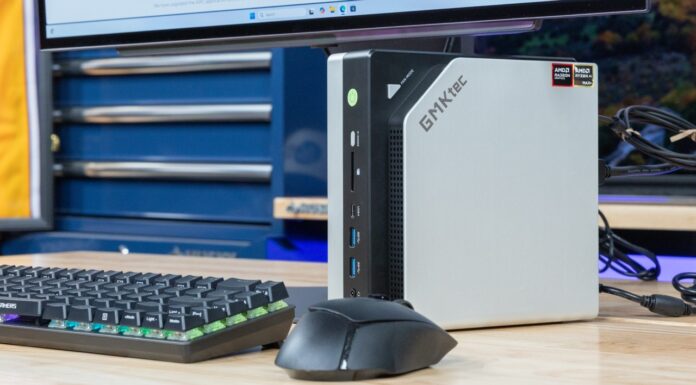 GMKtec EVO-X2 Review an AMD Ryzen AI Max 395 Powerhouse GMKtec Evo X2 Monitor System 4 Large