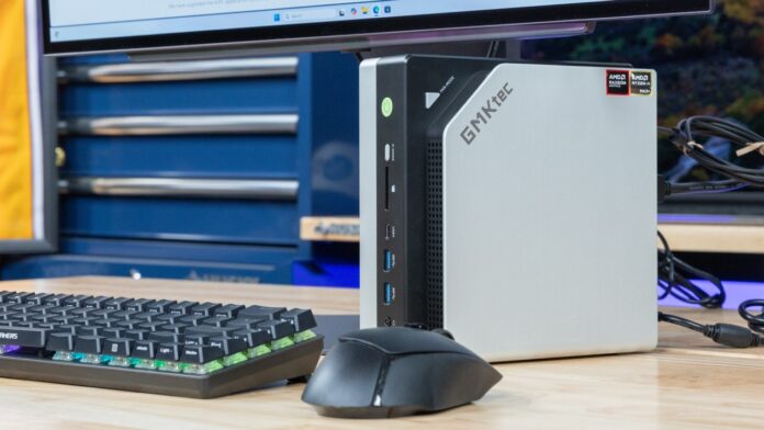 GMKtec Evo X2 Monitor System 4 Large