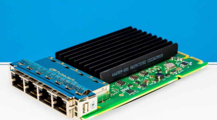 HPE OCP NIC 3.0 Intel i350-T4 Quick Look HPE OCP NIC 3.0 Intel I350 T4 P08449 B21 3