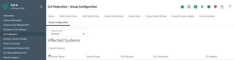 HPE ILO 6 Advanced ILO Federation Group Configuration