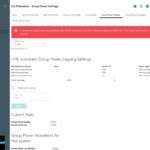 HPE ILO 6 Advanced ILO Federation Group Power Settings