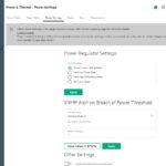 HPE ILO 6 Essentials Power And Thermal Power Settings Requires License