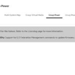 HPE ILO 6 Essentials ILO Federation Group Power Requires License