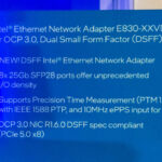 Intel E830 XXVDA8F OCP NIC 3.0 DSFF At HPE Discover 2025 1