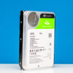 Seagate Barracuda 28TB HAMR Front Label Angle 2