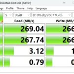 Seagate 28TB Expansion Desktop Hard Drive CrystalDiskMark 8GB