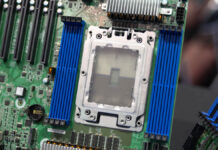 ASRock Rack AMPONED8-2T BCM AmpereOne Motherboard at FMS 2025 ASRock Rack AMPONED8 2T BCM FMS 2025 Socket