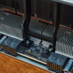 ASUS ESC A8A E12U OAM Tray Connectors Center