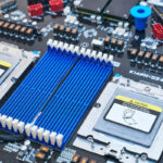 ASUS ESC A8A E12U PCIe Tray Overview With Motherboard On Top AMD EPYC Sockets