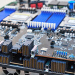 ASUS ESC A8A E12U PCIe Tray Overview With Motherboard On Top Connectors