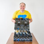 ASUS ESC A8A E12U PCIe Tray Overview With Motherboard On Top With Patrick