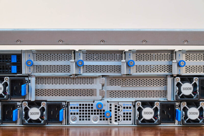 ASUS ESC A8A E12U PCIe Tray Rear Center