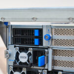 ASUS ESC A8A E12U PCIe Tray Rear Storage