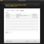Blackmagic Cloud Store Setup Blackmagic Cloud Store Mini 8TB Users With Sthuser