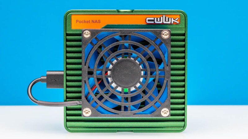 CWWK Pocket Nas Pocket PC Green Exterior Fan 3