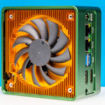 CWWK Pocket Nas Pocket PC Green Interior Fan 2