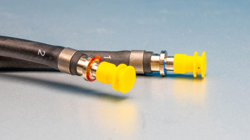 Dell PowerEdge R6715 Rear Cables 1