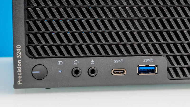 Dell Precision 3240 Front Ports 2