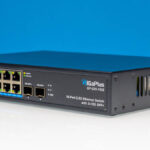 GiGaPlus GP S25 1602 16 Port 2.5G Ethernet Switch With 2x10G SFP+ Front Angled 1